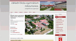 Desktop Screenshot of gymnazium-konice.cz